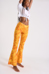 Pantaloni scampanati arancione tie-and-dye Noelo Smiledye - 3