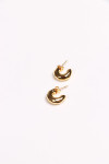 Shashi® Sola Hoop small golden hoop earrings - 5