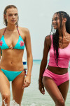 Traje de baño de dos piezas azul BRAROROXA HIBISUN - 9