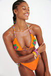 BRAROROXA HIBISUN orange bikini