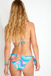 Traje de baño de terciopelo azul BRARO & DENA POPSICLE