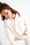 Sudadera crema BROOKS BAYJOY - 1