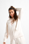 Sudadera crema BROOKS BAYJOY - 6