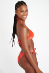 CIROLUMA NEOSUN orange velvet Brazilian bikini