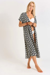 ELVIE SARONG long black kimono - 4