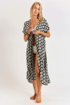 ELVIE SARONG long black kimono - 5