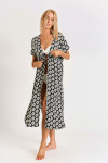 ELVIE SARONG long black kimono - 6