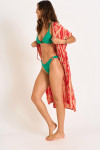 ELVIE SARONG long red kimono