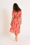 ELVIE SARONG long red kimono