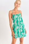 HEIVA SARONG short green beach dress - 2