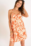 Korte strandjurk oranje HEIVA SARONG - 5