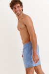 Pantaloncini da bagno uomo a righe blu MANLY WATERDAISY