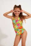 Girls' BALOO WALLFLOWER floral swimsuit