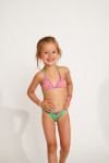 Set bikini 2 pezzi verde stampato per bambina M NALITA PINEAPPLEBAY