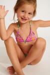 Set bikini 2 pezzi verde stampato per bambina M NALITA PINEAPPLEBAY