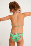 Set bikini 2 pezzi verde stampato per bambina M NALITA PINEAPPLEBAY