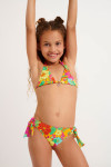 Bañador de 2 piezas con flores para niña PAWN WALLFLOWER