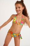 Bañador de 2 piezas con flores para niña PAWN WALLFLOWER