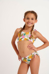 Bañador de 2 piezas con estampado tropical blanco para niña PEANUTS TORTUGA