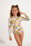 Girls' SPLASHY TORTUGA anti-UV swimsuit