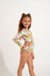 Girls' SPLASHY TORTUGA anti-UV swimsuit