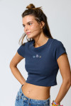 T-shirt blu OANA BASICALLY - 4