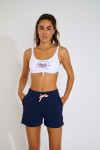 RAW BAYJOY marineblauwe jogging short - 3