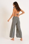 STEFA SARONG black printed beach trousers
