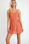 Robe de plage orange TAHUA GOLDENRIB - 1