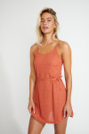 Robe de plage orange TAHUA GOLDENRIB - 4