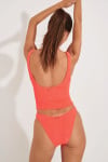 Costume due pezzi corallo TIAMO & NAIDA SCRUNCHY - 2