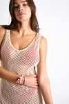 Copricostume traforato ecrù TUPAI HAYATO - 6