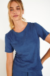 Blauwe T-shirt van WAKEY SEASPONGE materiaal - 3