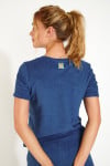 Blauwe T-shirt van WAKEY SEASPONGE materiaal - 2