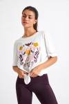 T-shirt blanc Acelo Driftwood - 1