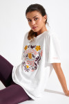 T-shirt blanc Acelo Driftwood - 4