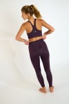 Leggings sportivi color prugna WELLNESS AETO - 2