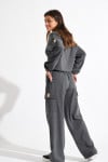 Houtskoolkleurige joggingpak GRANITE BEYOND - 2