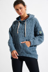 Felpa trapuntata blu ghiacciaio JAYPEAK BRADLEY - 9