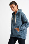Felpa trapuntata blu ghiacciaio JAYPEAK BRADLEY - 10