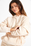 KEYSTONE BRADLEY oversized ecru sweatshirt - 8