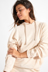 KEYSTONE BRADLEY oversized ecru sweatshirt - 10