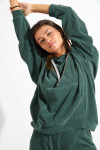 Felpa verde oversize KEYSTONE BRADLEY - 8