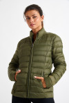 CAMROSE DURHAM women's khaki padded jacket - 1