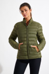 CAMROSE DURHAM women's khaki padded jacket - 3