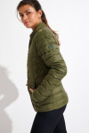 CAMROSE DURHAM women's khaki padded jacket - 5