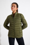 CAMROSE DURHAM women's khaki padded jacket - 7