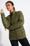 CAMROSE DURHAM women's khaki padded jacket - 8