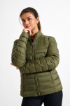 CAMROSE DURHAM women's khaki padded jacket - 9