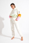 Ecru fleece joggingbroek CHILLIWACK DERYA - 1